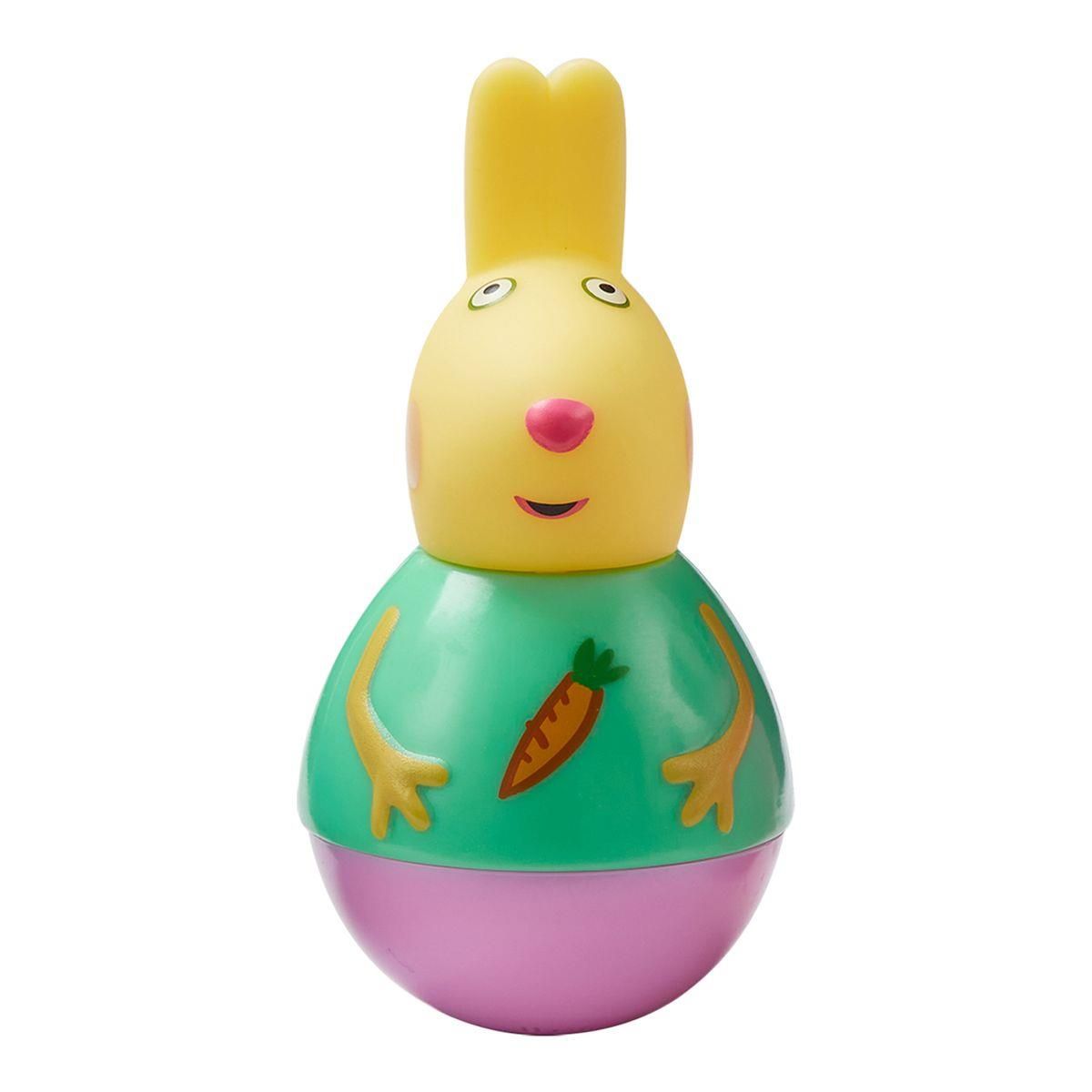 Prasátko Peppa - figurka zajíček Rebecca - Weebles - Roly Poly TM Toys