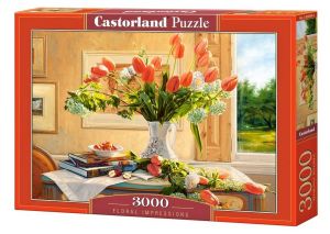 Puzzle Castorland 3000 dílků  - Květinové zátiší 300594