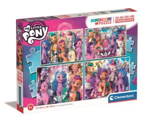Puzzle Clementoni  - 20, 60, 100 a 180 dílků  - MLP My Little Pony 21413