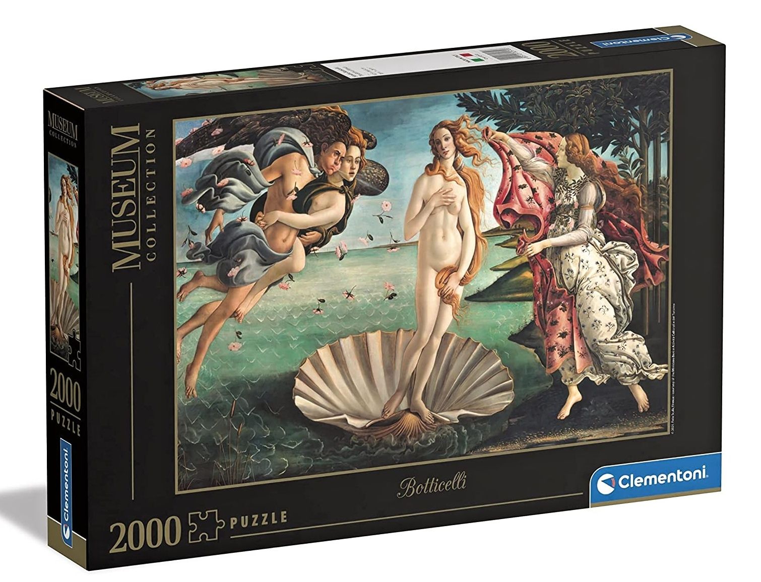 Puzzle Clementoni 2000 dílků - Sandro Botticelli . Zrození Venuše 32572