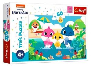 Puzzle  Trefl  - 60 dílků  - Baby Shark 17370