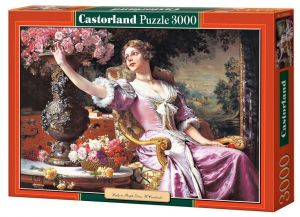 Castorland -  Žena ve fialových šatech - Puzzle 3000 dílků 