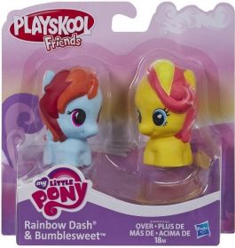 Hasbro - MLP Playskool Friends - Rainbow Dash & Bumblesweet - 2 figurky  