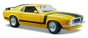Maisto  1:24  1970 Ford Boss Mustang  302   31943  - žlutá  barva