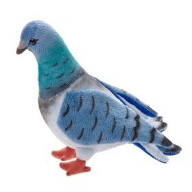 Plyšový  modrý holub  - 21 cm plyšák 13811