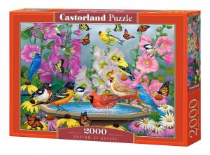 Puzzle Castorland 2000 dílků  - Ptáci - rytmus přírody 200818