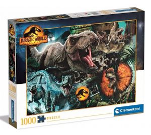 Puzzle Clementoni 1000 dílků  - Jurassic Worl - Dominion 39691