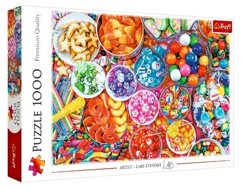 Puzzle Trefl 1000 dílků - Lahodné sladkosti 10713