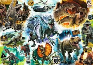 Puzzle Trefl 1000 dílků - Na stopě dinosaurů - Jurassic Park 10727