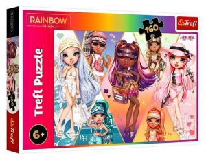 Puzzle Trefl 160 dílků - Rainbow high - veselé kamarádky  15415