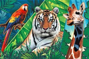 TREFL Puzzle 300 dílků - Koláž - Neuvěřitelná zvířata - Animal Planet 23007