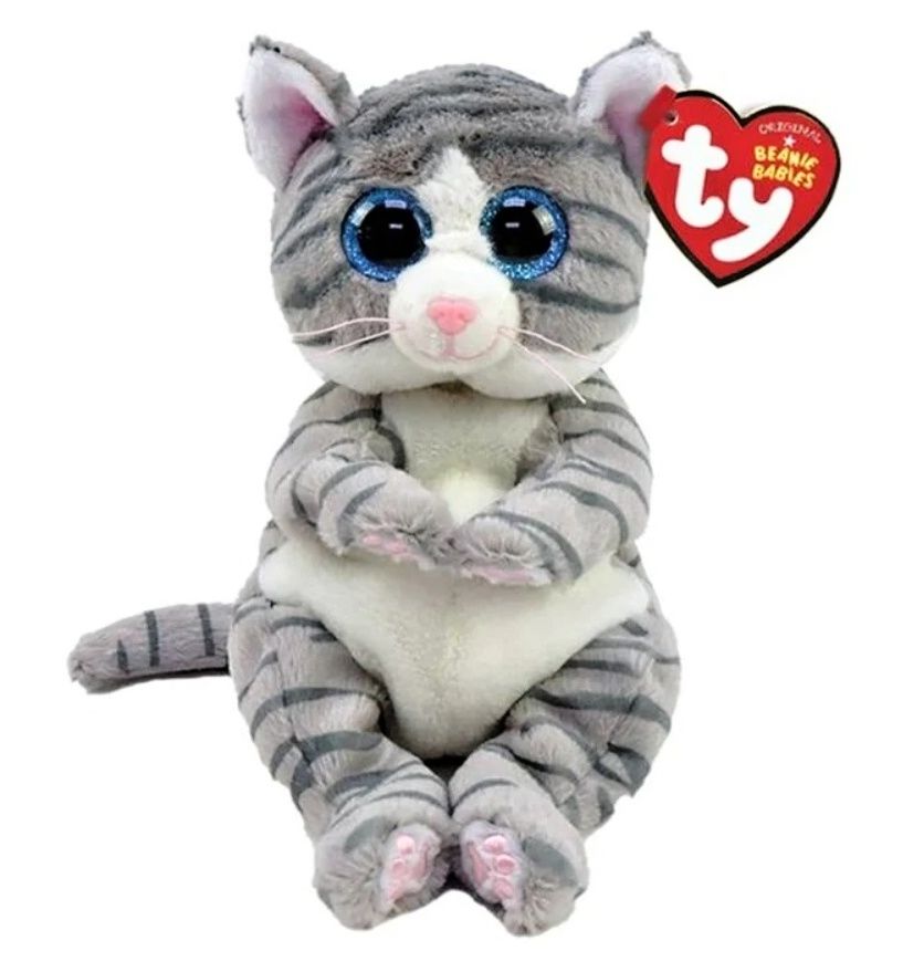 TY Beanie Babies - Mitzi - kočka 40539 - 15 cm plyšák