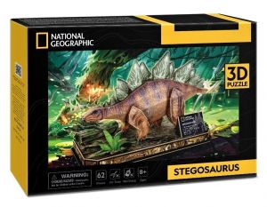 3D puzzle CubicFun - NG Stegosaurus 62 dílků