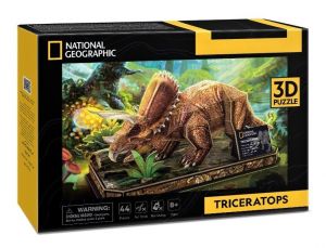 3D puzzle CubicFun - NG Triceratops  44 dílků