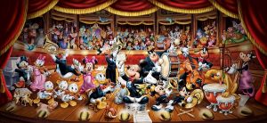 Puzzle Clementoni 13200 dílků -  Disney orchestr - 38010 - obal !!!