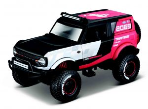 Auto Maisto - 4 x 4  Rebels - krabička - Ford Bronco 2021 - černo červená  barva