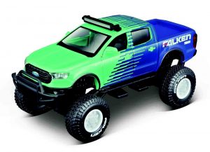 Auto Maisto - 4 x 4  Rebels - krabička - Ford Ranger 2019 - černo zelená  barva