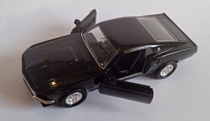 auto Welly - Ford Mustang Boss 429 ( 1969 ) - černá barva