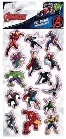 Diakakis - sada  plastických ( puffy ) samolepek - Avengers