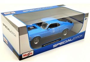 Maisto 1:18 Ford Mustang Mach 1970 - modrá barva