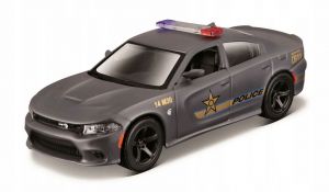 Maisto 21001 PR  Dodge Charger SRT Hellcat - policie -  šedá  barva