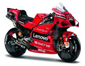 Maisto motorka 1:18 GP -  Ducati Lenovo Team  2021 - Nr.63  Francesco Bagnaia