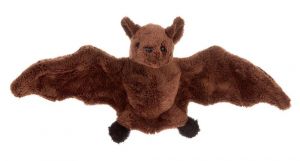 Plyšový  hnědý netopýr   50 cm plyšák  13588
