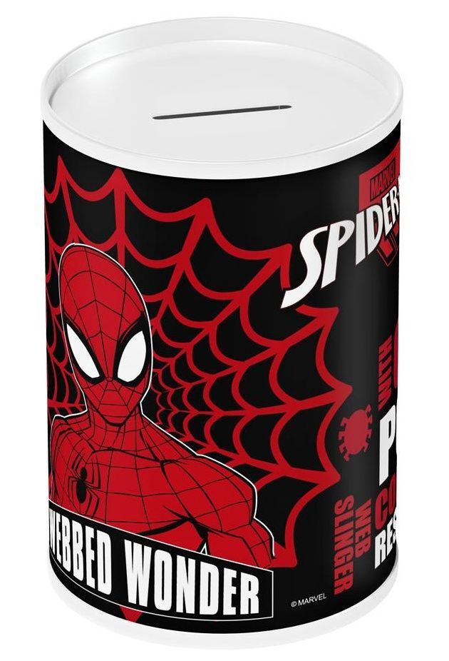 Pokladnička plechovka 10 x 15 cm - Spiderman D Diakakis