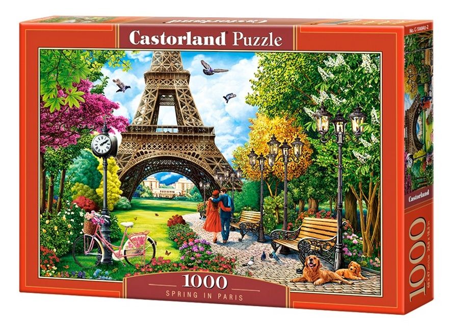 Puzzle Castorland 1000 dílků - jaro v Paříži 104840