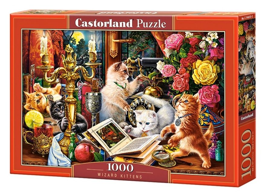 Puzzle Castorland 1000 dílků - magické kočky 104857