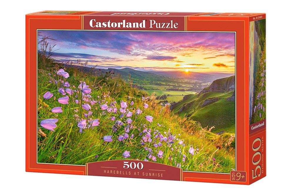 Puzzle Castorland 500 dílků - Harabells při východu slunce 53681