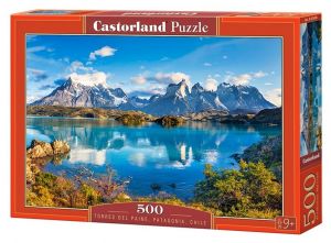 Puzzle Castorland 500 dílků - Pohoří Torres Del Paine Patagonie Chile  53698