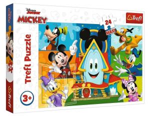 Puzzle Trefl 24 MAXI dílků  - Mickey Mouse a kamarádi  14351