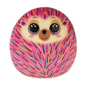 TY - plyšový polštářek - zvířátko  22 cm -  barevný ježek Hildee 39240