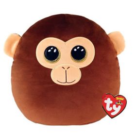 TY - plyšový polštářek - zvířátko  30 cm -  opička Dunston 39338