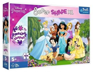 Puzzle Trefl XL  160 dílků  super shape - svět Disney princezen  50025
