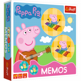 Hra Trefl  -  Memos - Pexeso - Prasátko Peppa  01893 - obal !!!