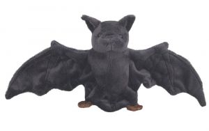 Beppe - plyšový  netopýr - černý  20 cm plyšák  13961