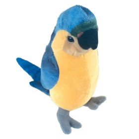 Beppe - plyšový papoušek - modro žlutý  17  cm plyšák 13739