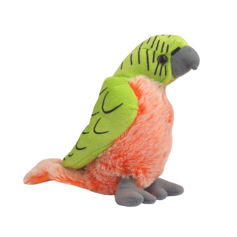 Beppe - plyšový papoušek - zelený 17 cm plyšák 13572