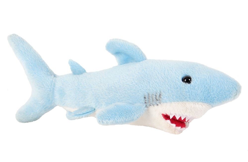Beppe - plyšový žralok - modrý 13 cm 13726