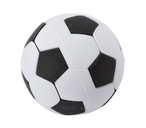 Iwako - gumovací figurka - skládačka  - Fotbalový míč - černo bílý
