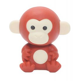Iwako - gumovací figurka - skládačka  - Opička hnědá