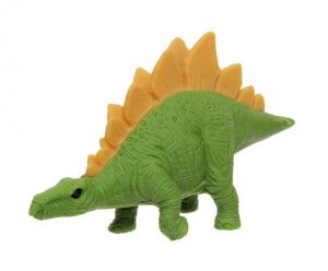 Iwako - gumovací figurka - skládačka  -  Stegosaurus zelený
