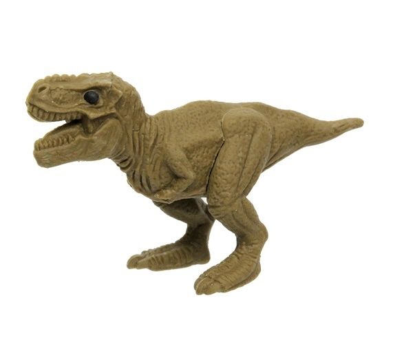 Iwako - gumovací figurka - skládačka - Tyranosaurus zelený