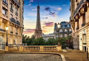 Puzzle Castorland 1000 dílků - Procházka v Paříži při západu slunce 104925