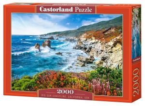 Castorland  puzzle 2000 dílků  - Zátoka Big Sur - Kalifornie 200856