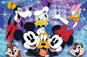 Puzzle Trefl 100 dílků - Ve světě Disney je veselo 16462