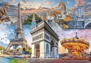 Puzzle Trefl 2000 dílků - Víkend v Paříži 27125