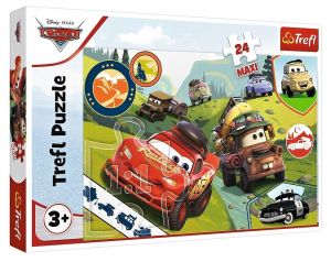 Puzzle Trefl 24 MAXI dílků  - Cars 14352